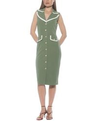 Alexia Admor - Jean Sheath Dress - Lyst