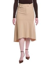 10 Crosby Derek Lam - Nicolette Wool Midi Skirt - Lyst