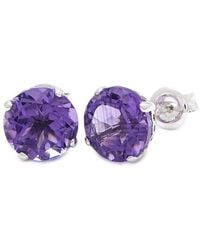 Gemstones - 3.40 Ct. Tw. Amethyst 14K Earrings - Lyst