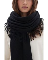 Nicole Miller - Double Fringe Scarf - Lyst