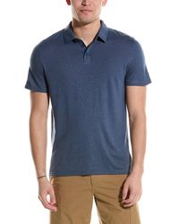 Onia - Linen-blend Polo Shirt - Lyst