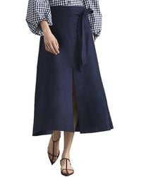 Tanya Taylor - Hudson Wool-Blend Skirt - Lyst