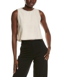 Vince Camuto - Top Stitch Sleeveless Top - Lyst