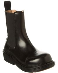 Bottega Veneta - Fireman Leather Boot - Lyst
