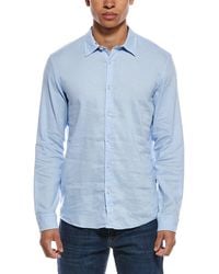 BOSS - Roan Kent Linen-Blend Shirt - Lyst