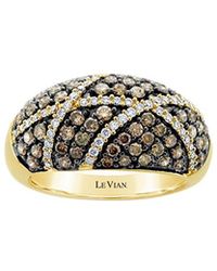 Le Vian - Chocolate And Honey 14K 1.29 Ct. Tw. Diamond Band Ring - Lyst