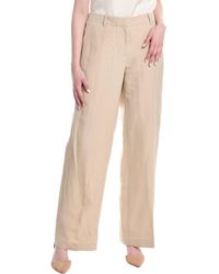 Lafayette 148 New York - Gates Silk & Linen-blend Full Leg Pant - Lyst