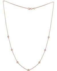 Diana M. Jewels - Fine Jewelry 14k Rose Gold 0.40 Ct. Tw. Diamond Necklace - Lyst