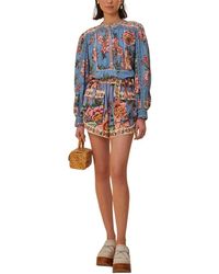 FARM Rio - Wonderful Bouquet Long Sleeve Blouse - Lyst