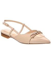 Baldinini - Leather Slingback Flat - Lyst