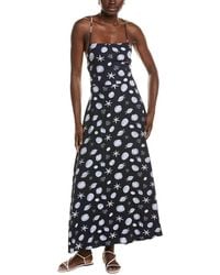 1.STATE - Linen-Blend Maxi Dress - Lyst