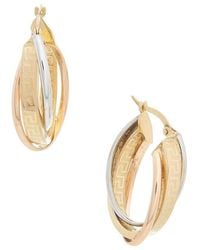 Italian Gold - 14K Earrings - Lyst