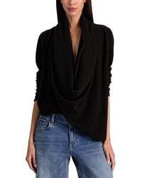 Alice + Olivia - Jules Drape Cashmere Pullover - Lyst