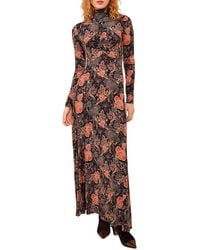 Ulla Johnson - Koa Jersey Ruched Front Turtleneck Dress - Lyst