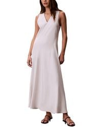Calvin Klein - Panel Midi Dress - Lyst