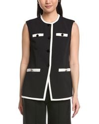 Anne Klein - Four Button Vest - Lyst