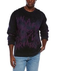 John Varvatos - Vinheta Wool & Cashmere-Blend Crewneck Sweater - Lyst