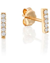I. REISS - 14k 0.06 Ct. Tw. Diamond Earrings - Lyst