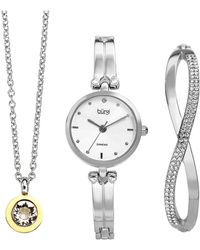 Burgi - Burgi Alloy Diamond Watch - Lyst