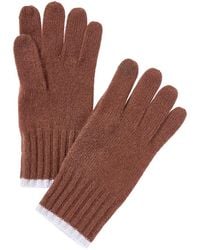 Phenix - Tipped Rib Cuff Cashmere Gloves - Lyst