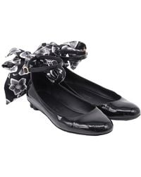 Ferragamo - Patent Leather Cefalu Flat (Authentic Pre-Loved) - Lyst