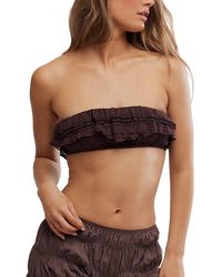 Free People - Flirty Frill Bandeau Bra - Lyst