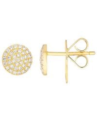 HAWLEY ST - 14K 0.30 Ct. Tw. Diamond Pave Earrings - Lyst