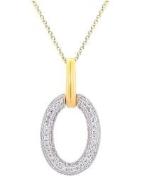 Diana M. Jewels - Fine Jewelry 14k 0.24 Ct. Tw. Diamond Necklace - Lyst