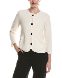 Anne Klein - Texture Stitch Cardigan - Lyst