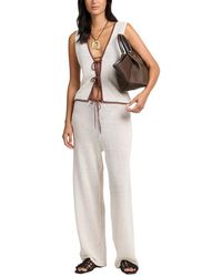 Onia - Linen Tie Front Tank - Lyst