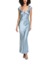 Bardot - Stasia Satin Maxi Dress - Lyst