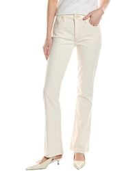 Hudson Jeans - Nico Mid-Rise Ecru Bootcut Jean - Lyst