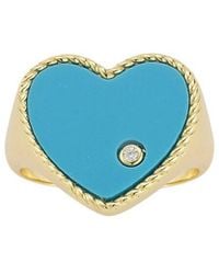 Glaze Jewelry - 14K Over Cz Ring - Lyst