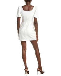 french connection berina whisper mini dress FRENCH CONNECTION Berina Whisper Puff Sleeve Dress