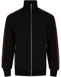 McQueen - Logo Tape Track Jacket - Lyst