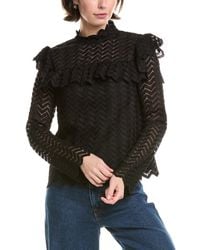 Rebecca Taylor - Chevron Lace Top - Lyst