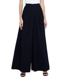L'Agence - Lorenza Palazzo Silk Pant - Lyst