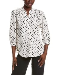 Anne Klein - Printed Blouse - Lyst