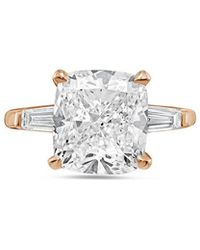 Diana M. Jewels - Diana M. 18K Rose 11.00 Ct. Tw. Lab-Grown Diamond Ring - Lyst