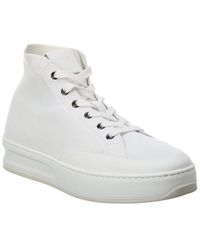 Tod's - Knit & Leather High-top Sneaker - Lyst