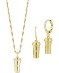 Sphera Milano - Plated Necklace/Earring Set - Lyst