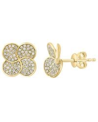 Effy Fine Jewelry - 14K 0.41 Ct. Tw. Diamond Earrings - Lyst