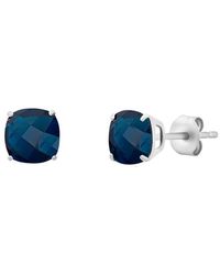 MaxColor - 14k 4.10 Ct. Tw. Londen Blue Topaz Studs - Lyst