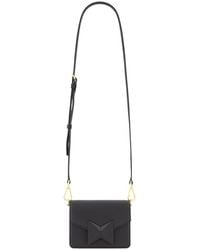 Mac Duggal - Mini Leather Tone On Tone Crossbody Bag - Lyst