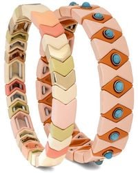 Saachi - Evil Eye Stretch Bracelet Set - Lyst