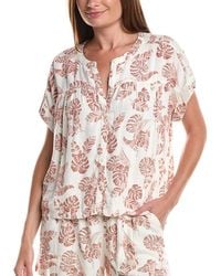 Splendid - Linen-Blend Top - Lyst