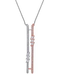 Diamond Select Cuts - 14K Two-Tone 0.50 Ct. Tw. Diamond Necklace - Lyst
