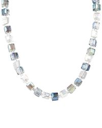 Saachi - Faceted Bead And Stone Necklace - Lyst