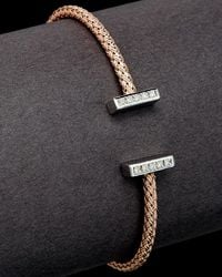 Meshmerise - 0.15 Ct. Tw. Diamond Cuff - Lyst