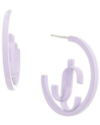 Jimmy Choo - Jc Monogram Earrings - Lyst
